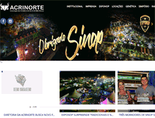 Tablet Screenshot of acrinorte.com.br
